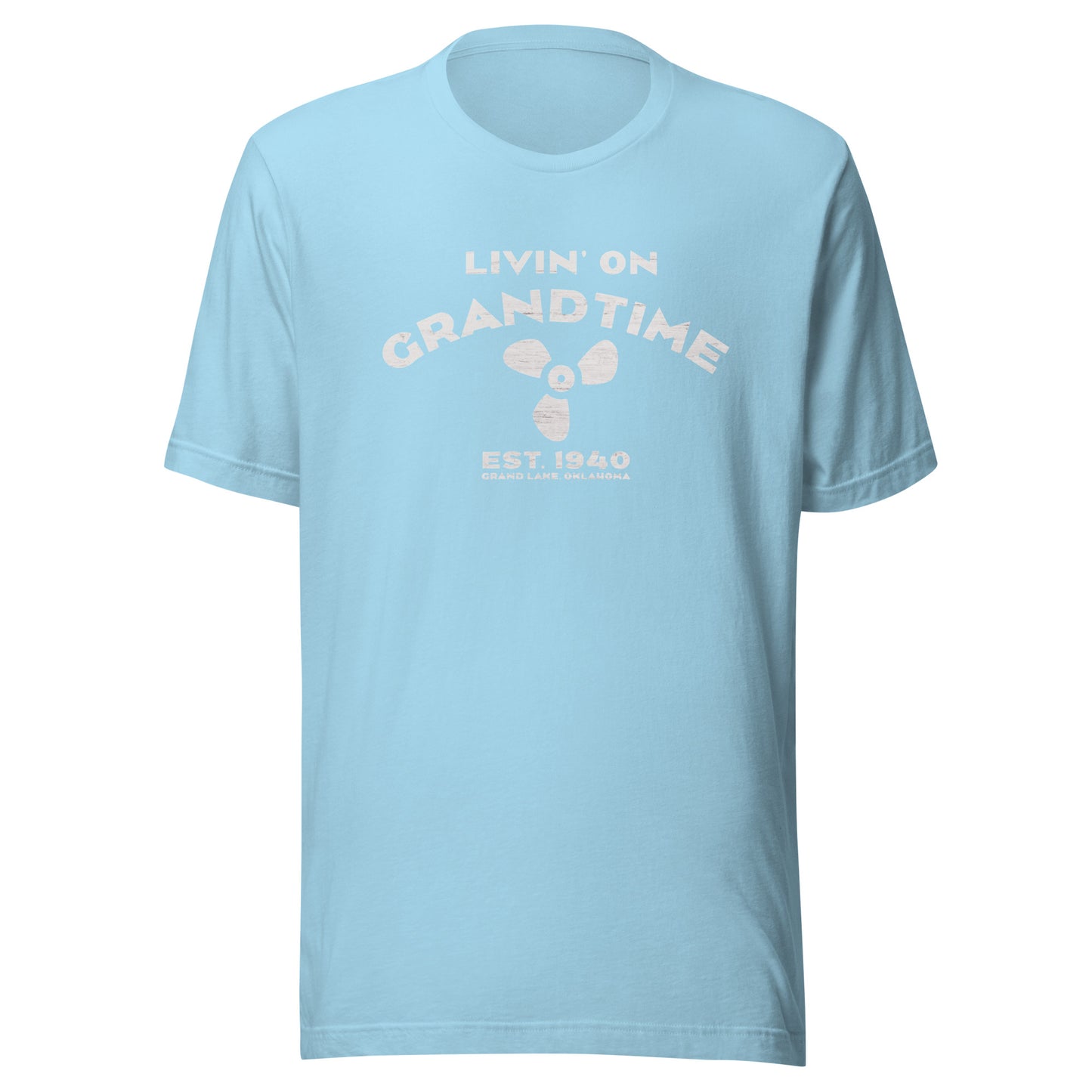 ON GRANDTIME custom boat prop design Unisex soft style t-shirt
