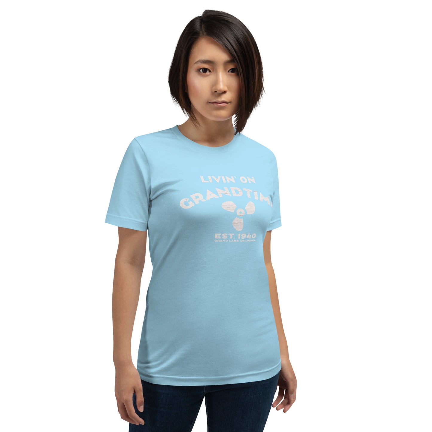 ON GRANDTIME custom boat prop design Unisex soft style t-shirt