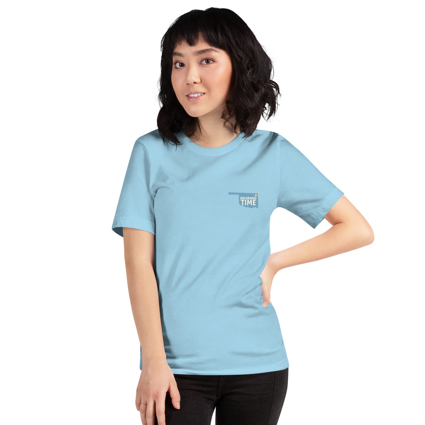 ON GRANDTIME Custom Oklahoma design on a soft Unisex t-shirt