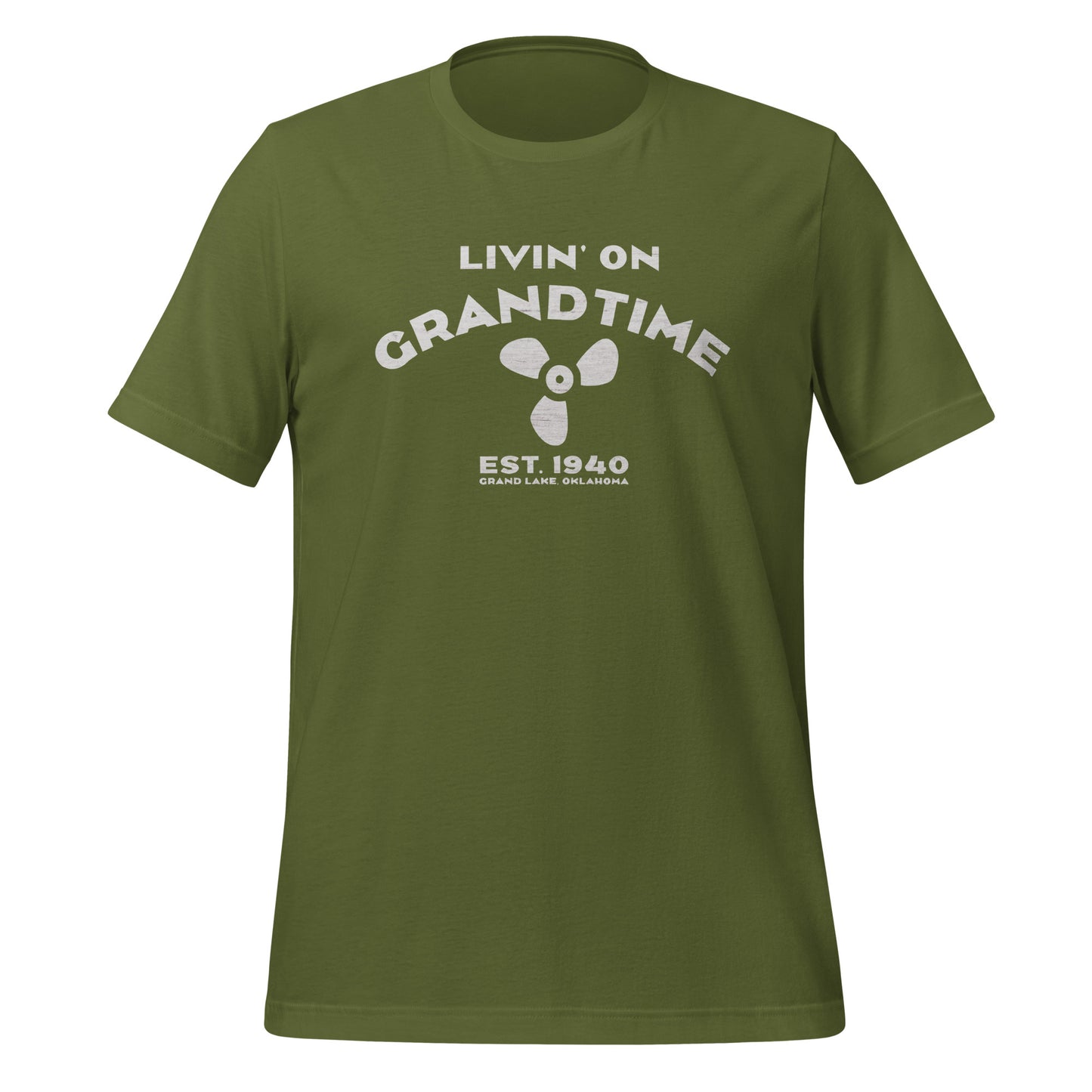 ON GRANDTIME custom boat prop design Unisex soft style t-shirt