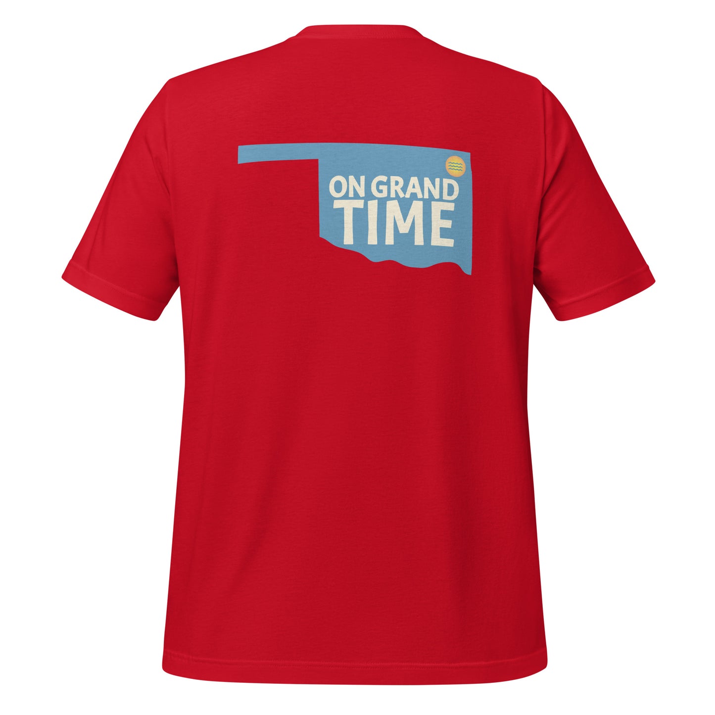 ON GRANDTIME Custom Oklahoma design on a soft Unisex t-shirt