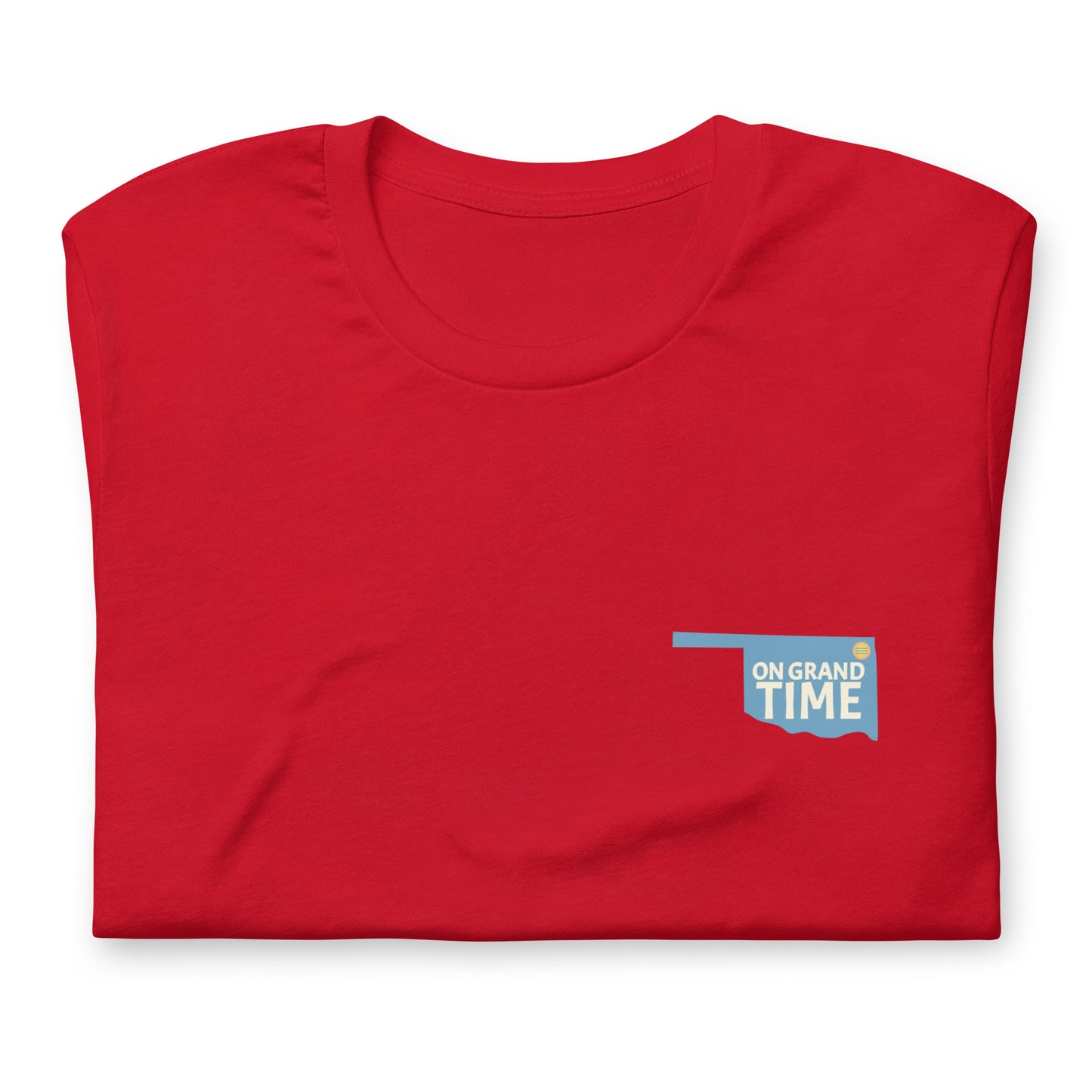 ON GRANDTIME Custom Oklahoma design on a soft Unisex t-shirt