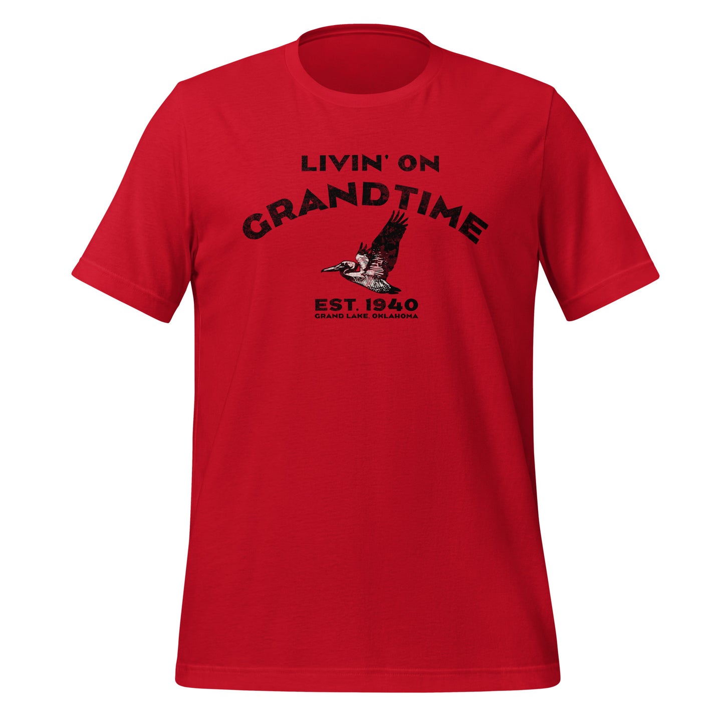 LIVIN' ON GRANDTIME Custom Pellican Unisex t-shirt