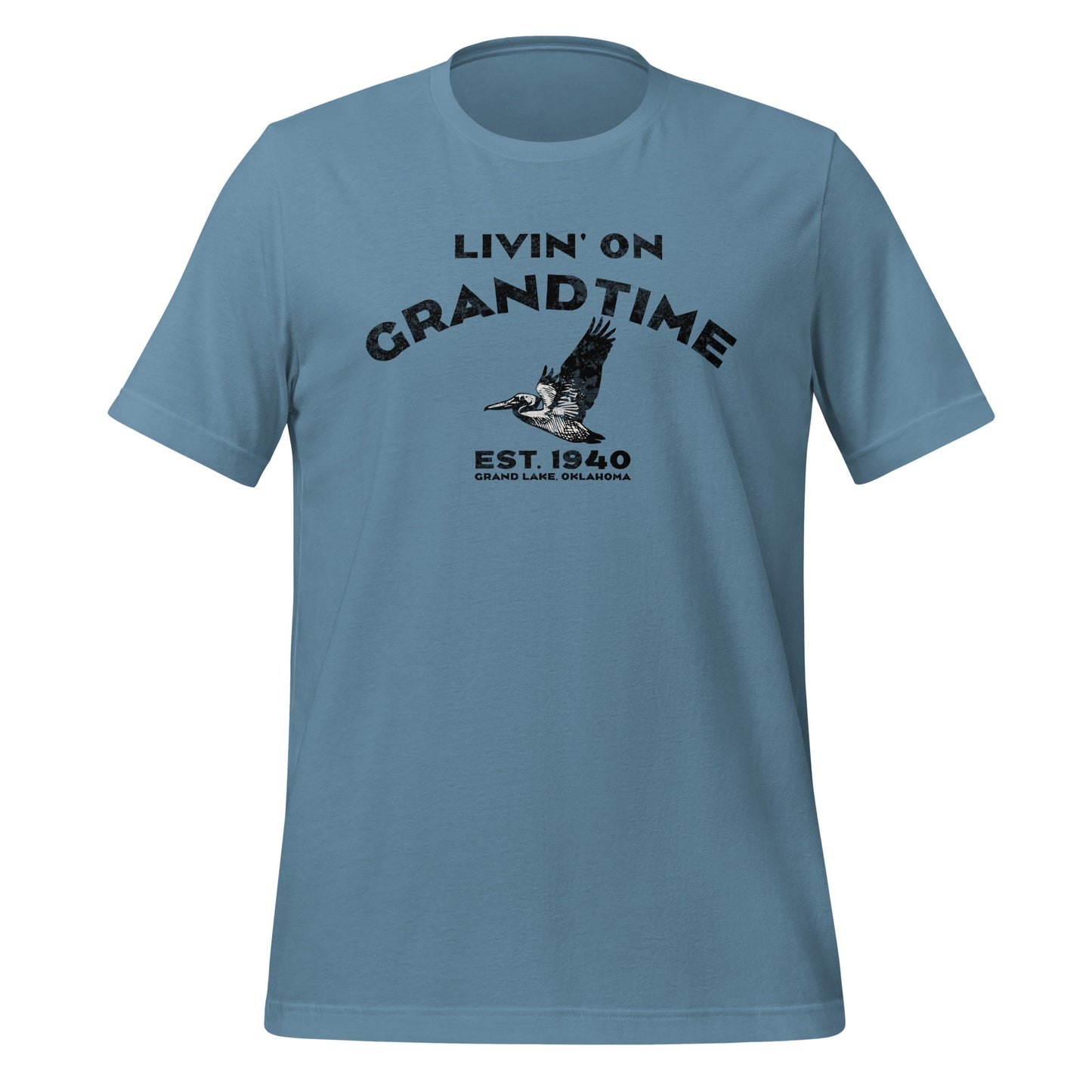 LIVIN' ON GRANDTIME Custom Pellican Unisex t-shirt