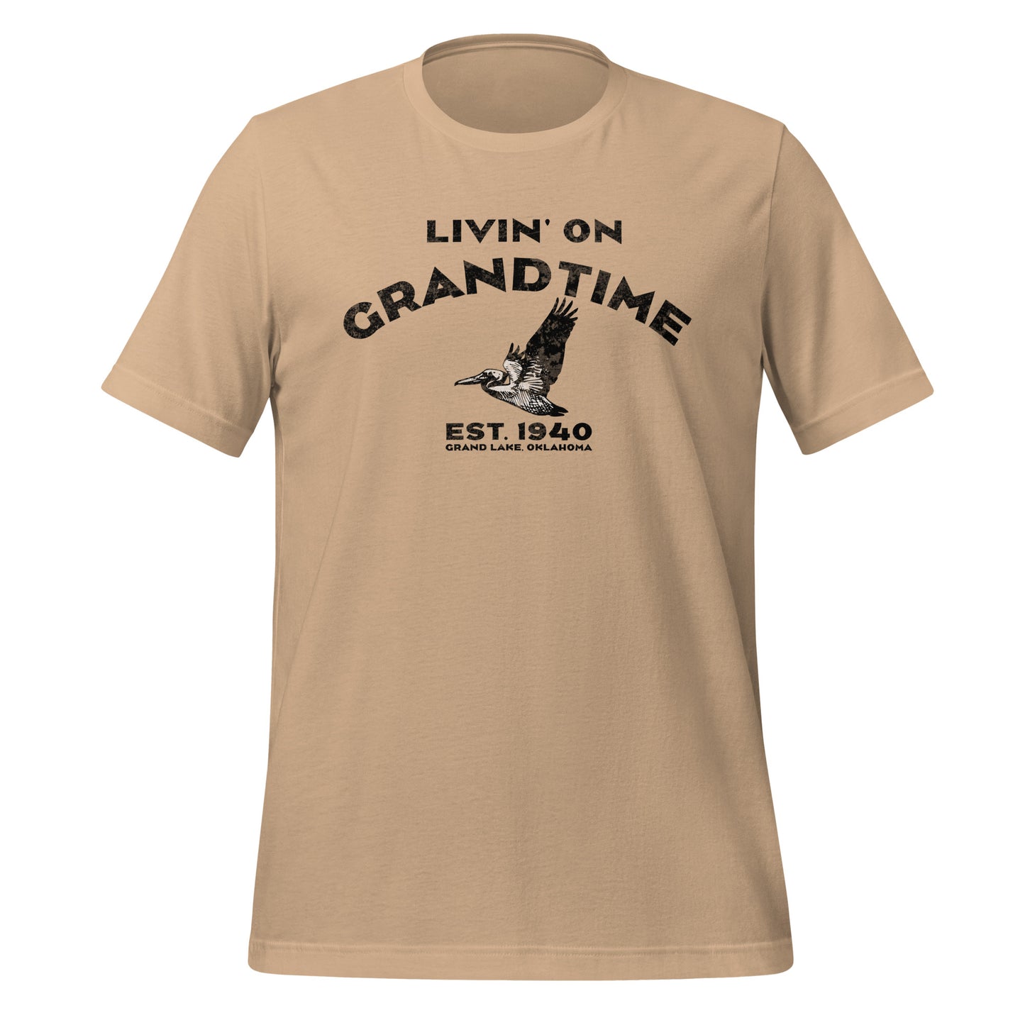 LIVIN' ON GRANDTIME Custom Pellican Unisex t-shirt