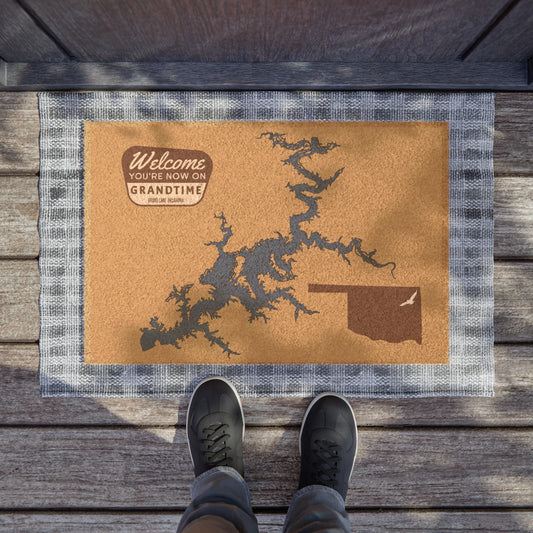 Copy of ON GRANDTIME Custom Lake Map Doormat Flag