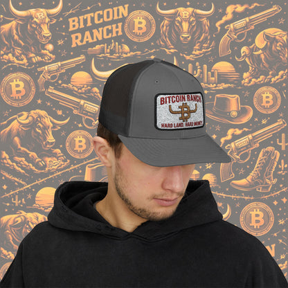 Bitcoin Ranch Snapback Cap — Western Crypto Trucker Hat
