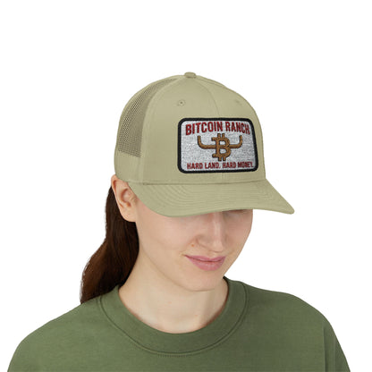 Bitcoin Ranch Snapback Cap — Western Crypto Trucker Hat