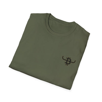 BULL BITCOIN Logo T-Shirt — Crypto Cowboy Tee
