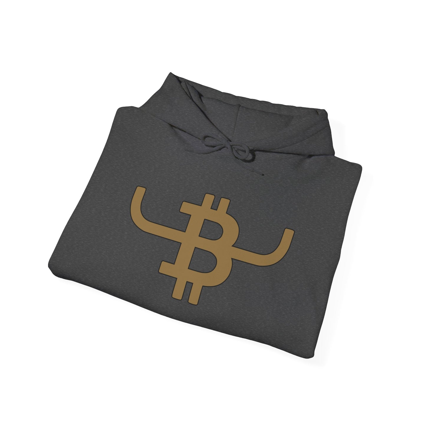 Bitcoin Ranch Hoodie — Western Crypto Bull Logo Sweatshirt