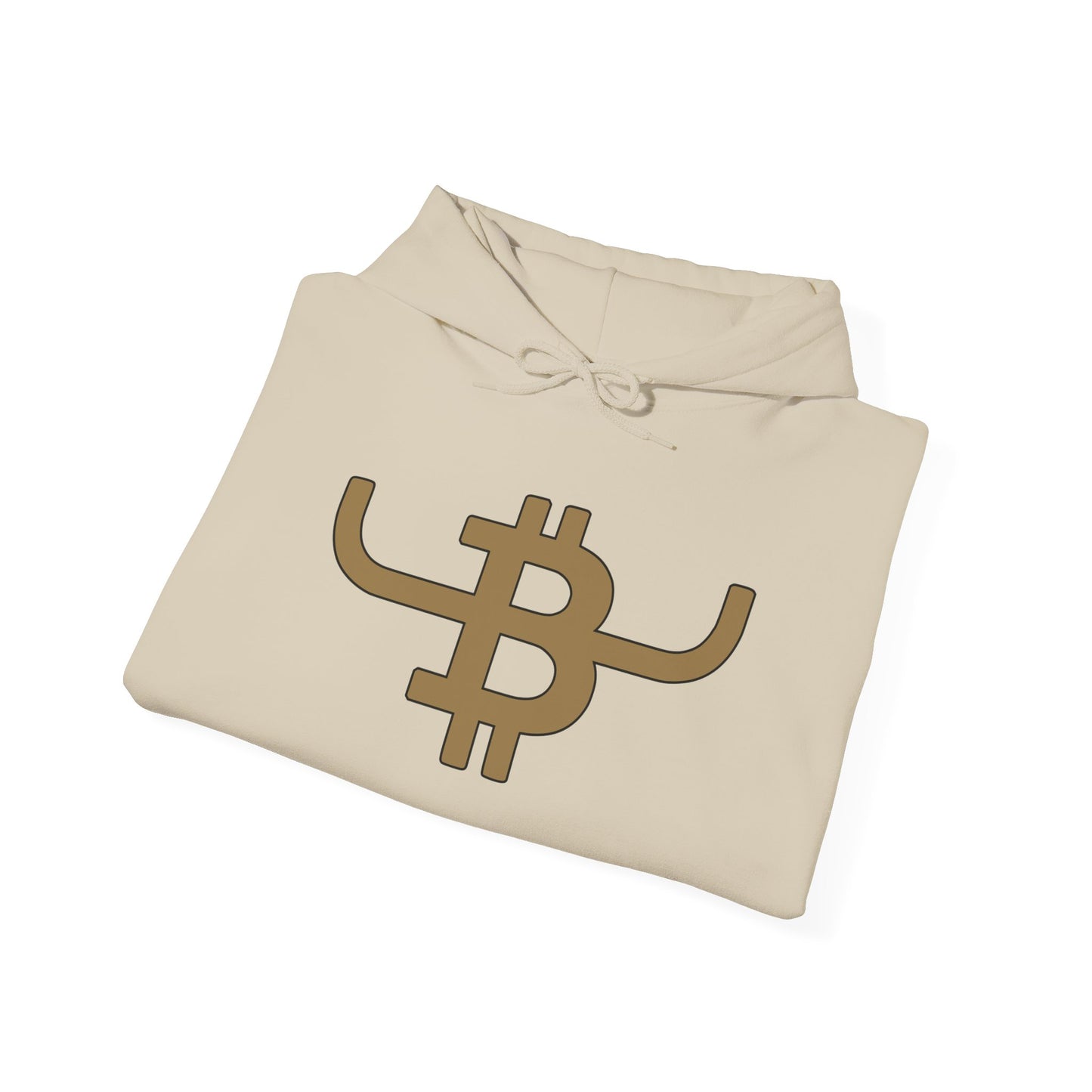 Bitcoin Ranch Hoodie — Western Crypto Bull Logo Sweatshirt