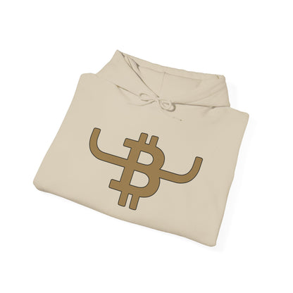Bitcoin Ranch Hoodie — Western Crypto Bull Logo Sweatshirt