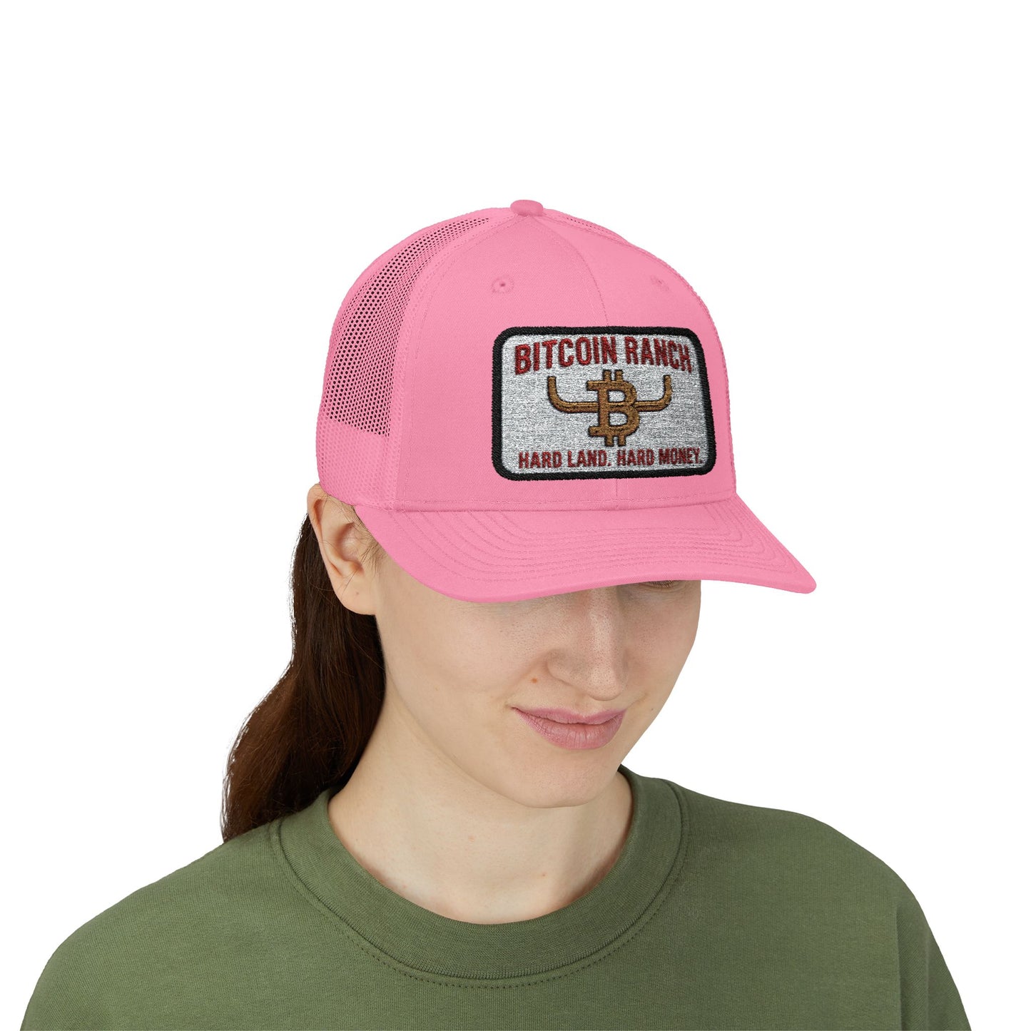 Bitcoin Ranch Snapback Cap — Western Crypto Trucker Hat