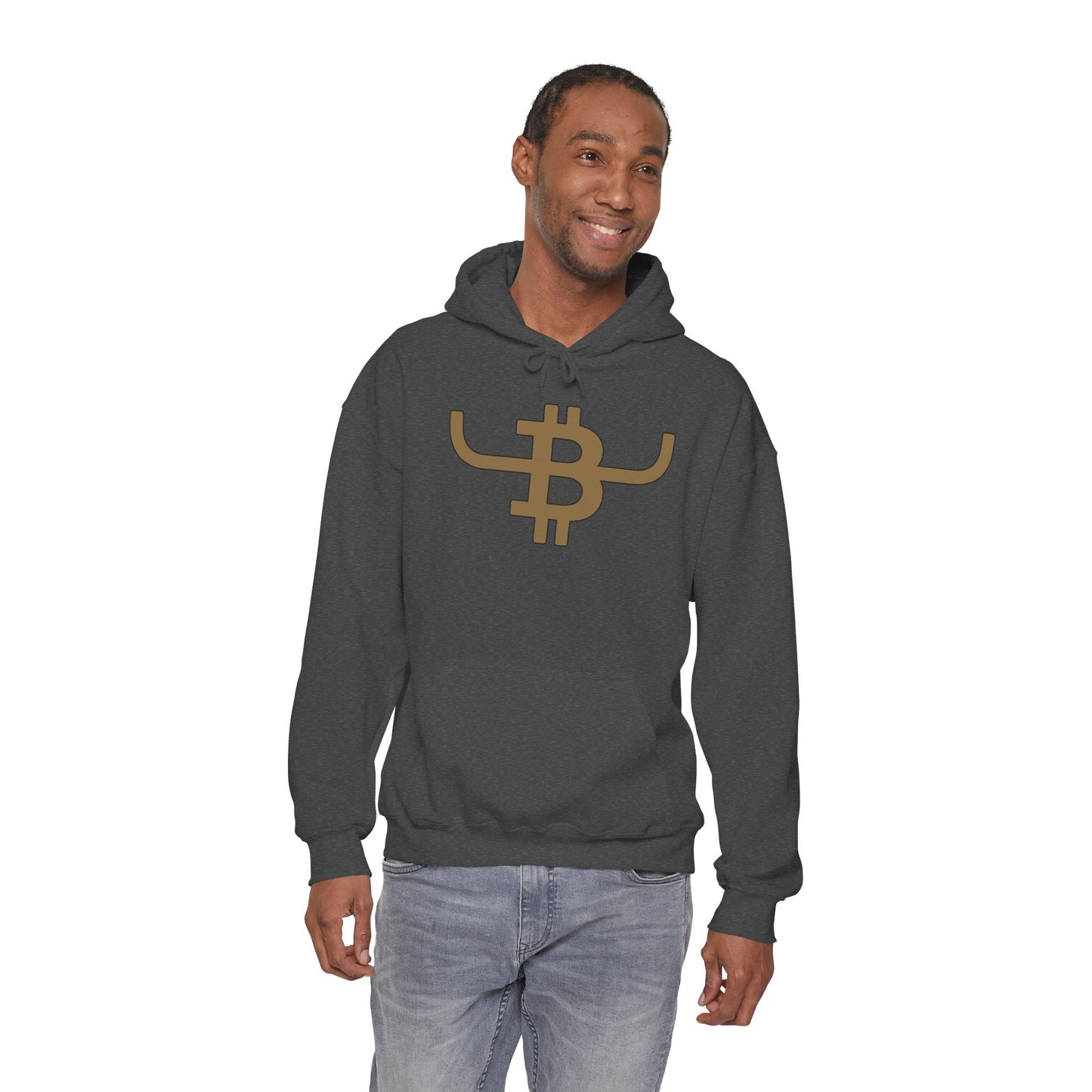 Bitcoin Ranch Hoodie — Western Crypto Bull Logo Sweatshirt