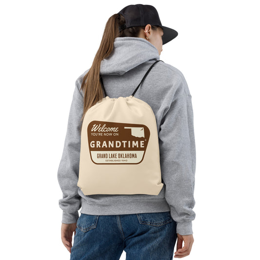 ON GRANDTIME Custom National Park Design Drawstring Bag