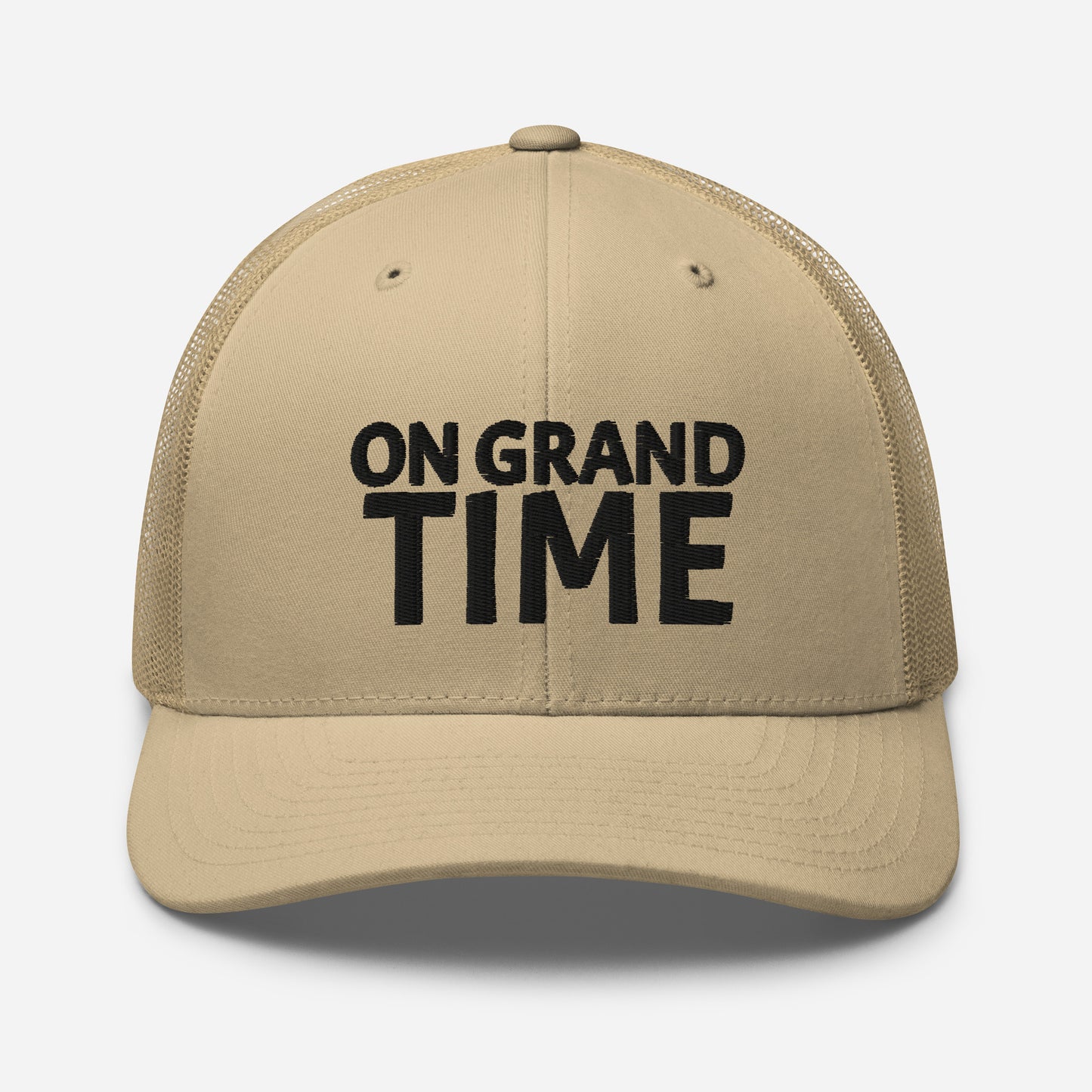 ON GRANDTIME snapback Trucker Cap with custom logo