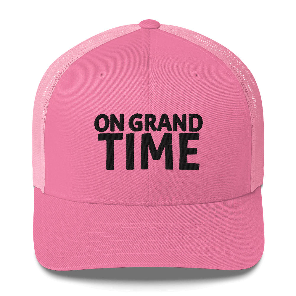 ON GRANDTIME snapback Trucker Cap with custom logo