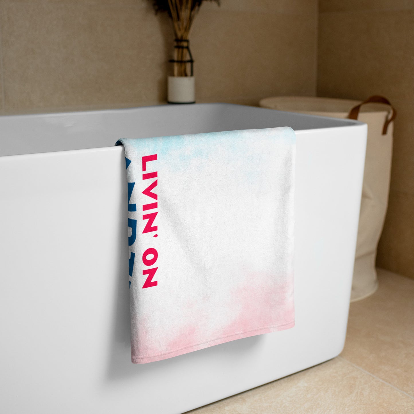 LIVIN' ON GRANDTIME Patriotic Peace towel