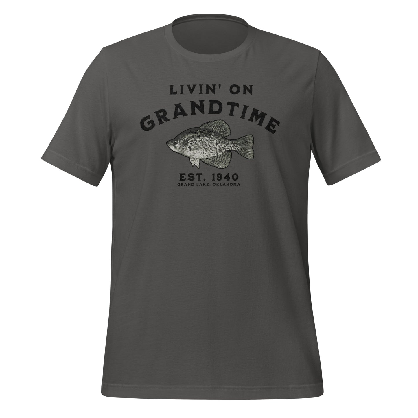 LIVIN' ON GRANDTIME Custom Crappie Unisex t-shirt