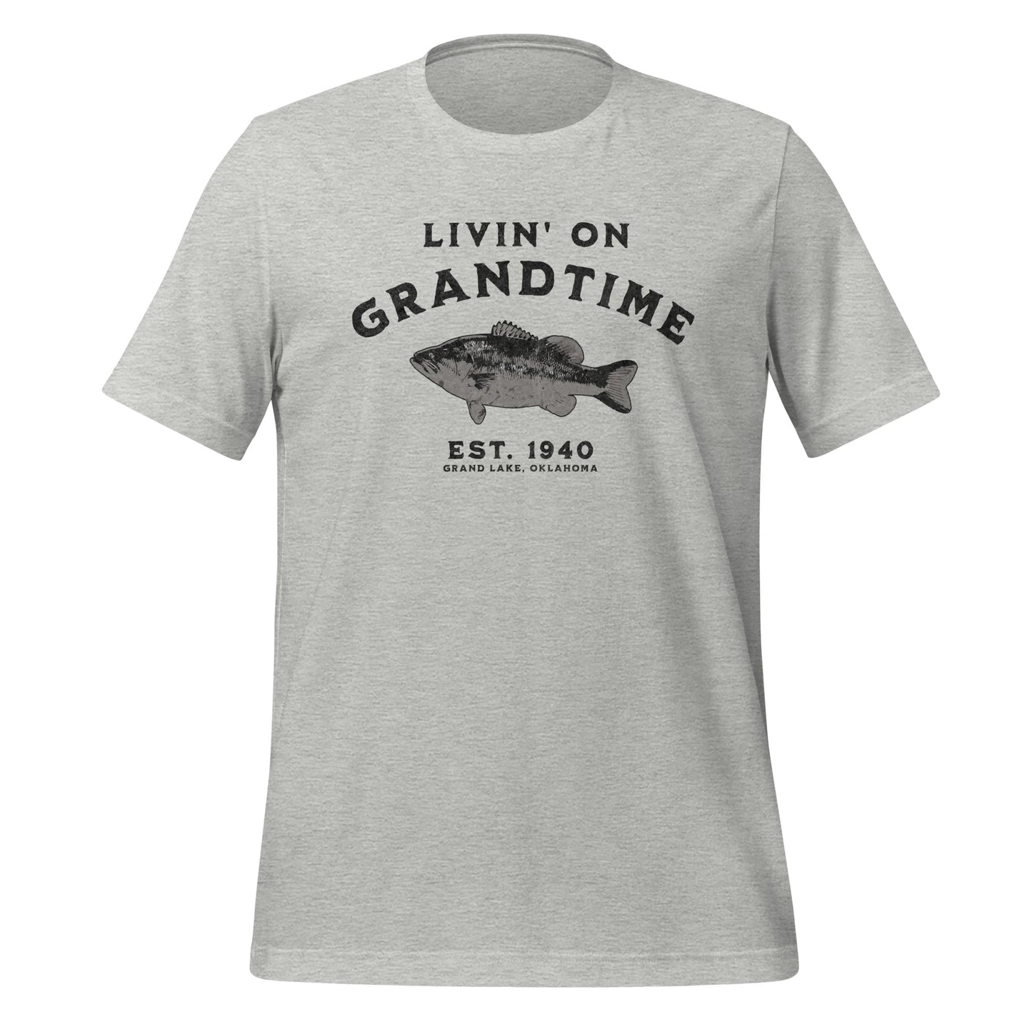 LIVIN' ON GRANDTIME Custom Largemouth Bass Unisex t-shirt