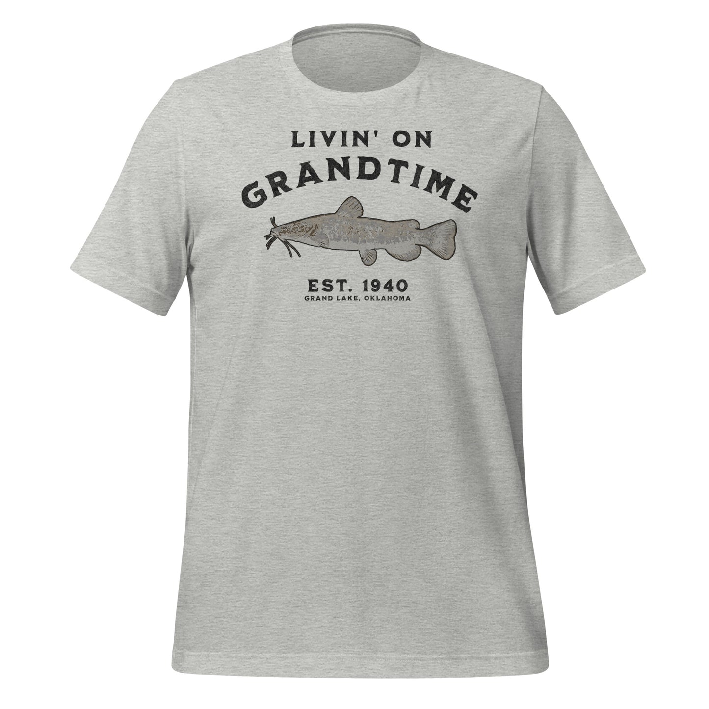 LIVIN' ON GRANDTIME Custom Flathead Catfish Unisex t-shirt