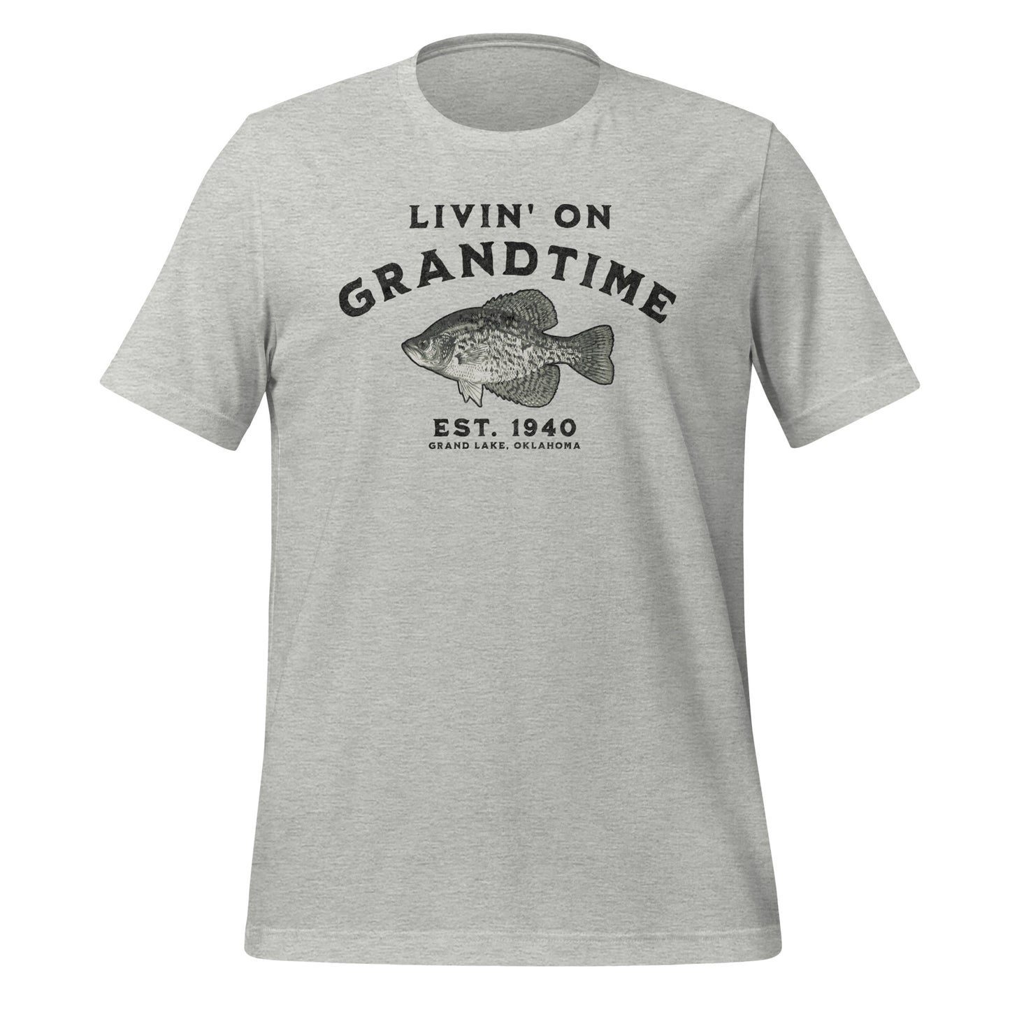 LIVIN' ON GRANDTIME Custom Crappie Unisex t-shirt