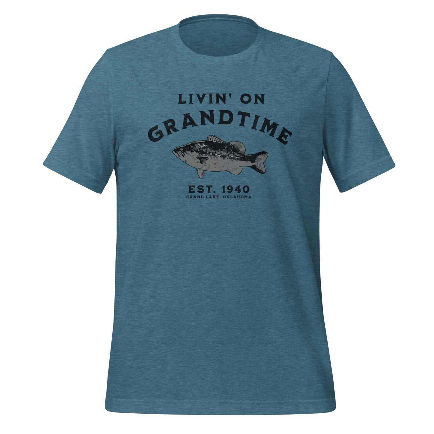 LIVIN' ON GRANDTIME Custom Largemouth Bass Unisex t-shirt