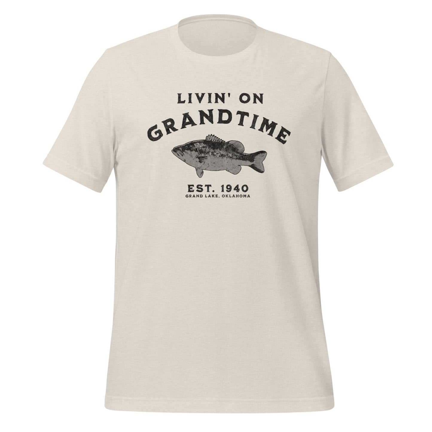 LIVIN' ON GRANDTIME Custom Largemouth Bass Unisex t-shirt