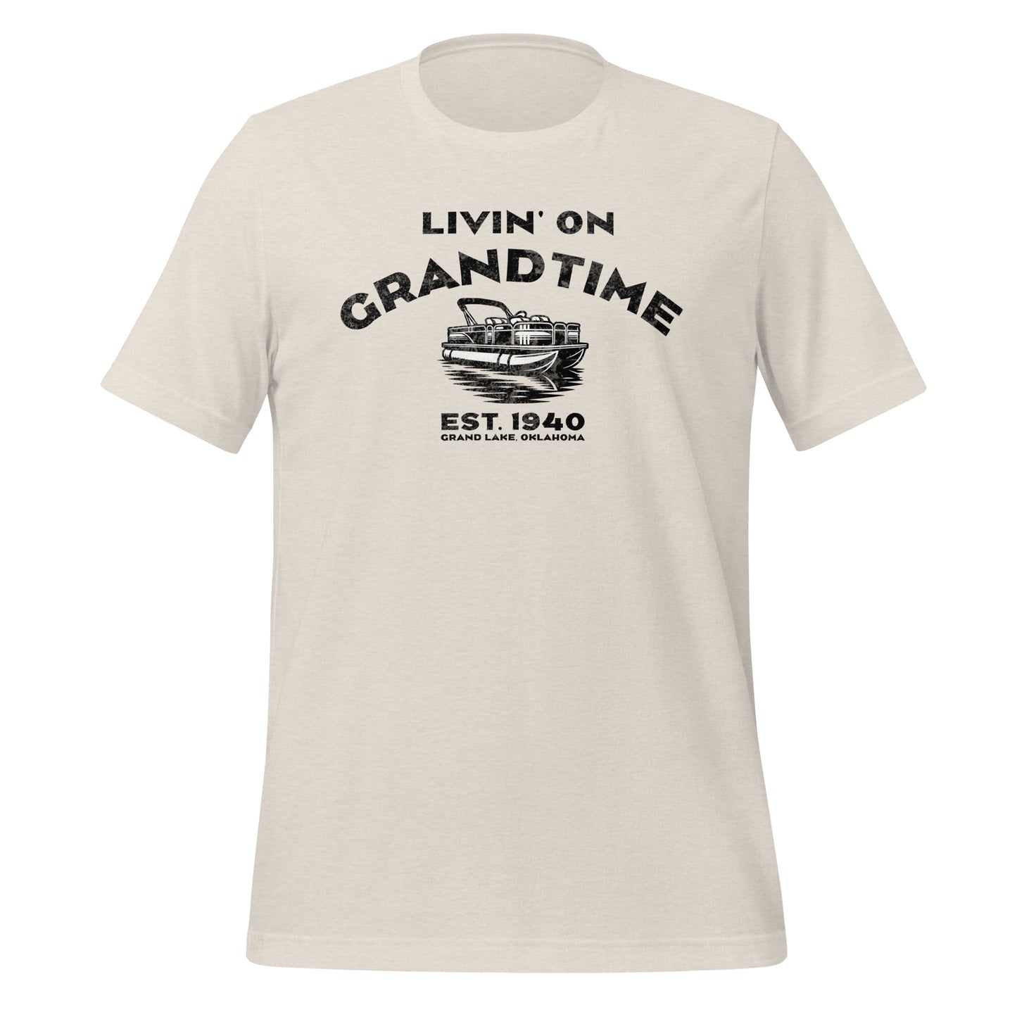 LIVIN' ON GRANDTIME Custom Pontoon Unisex t-shirt