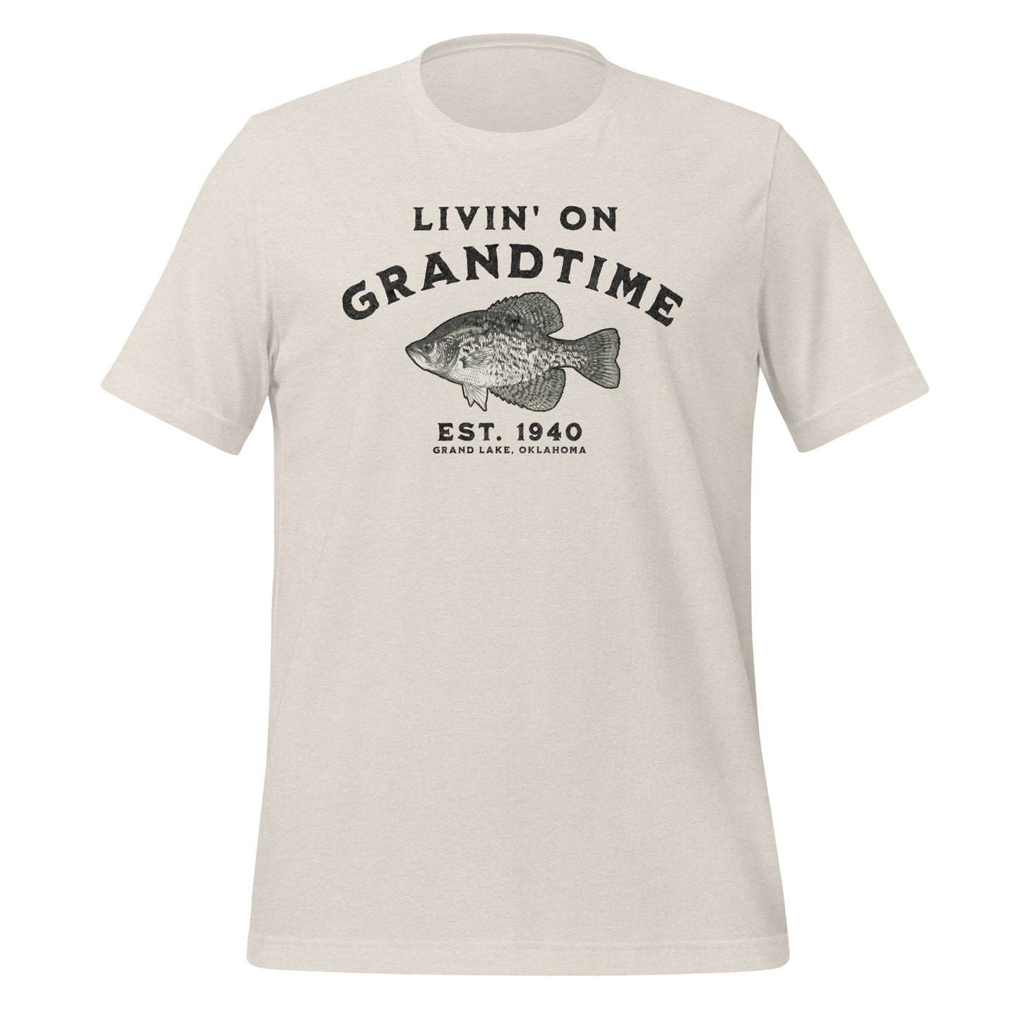 LIVIN' ON GRANDTIME Custom Crappie Unisex t-shirt