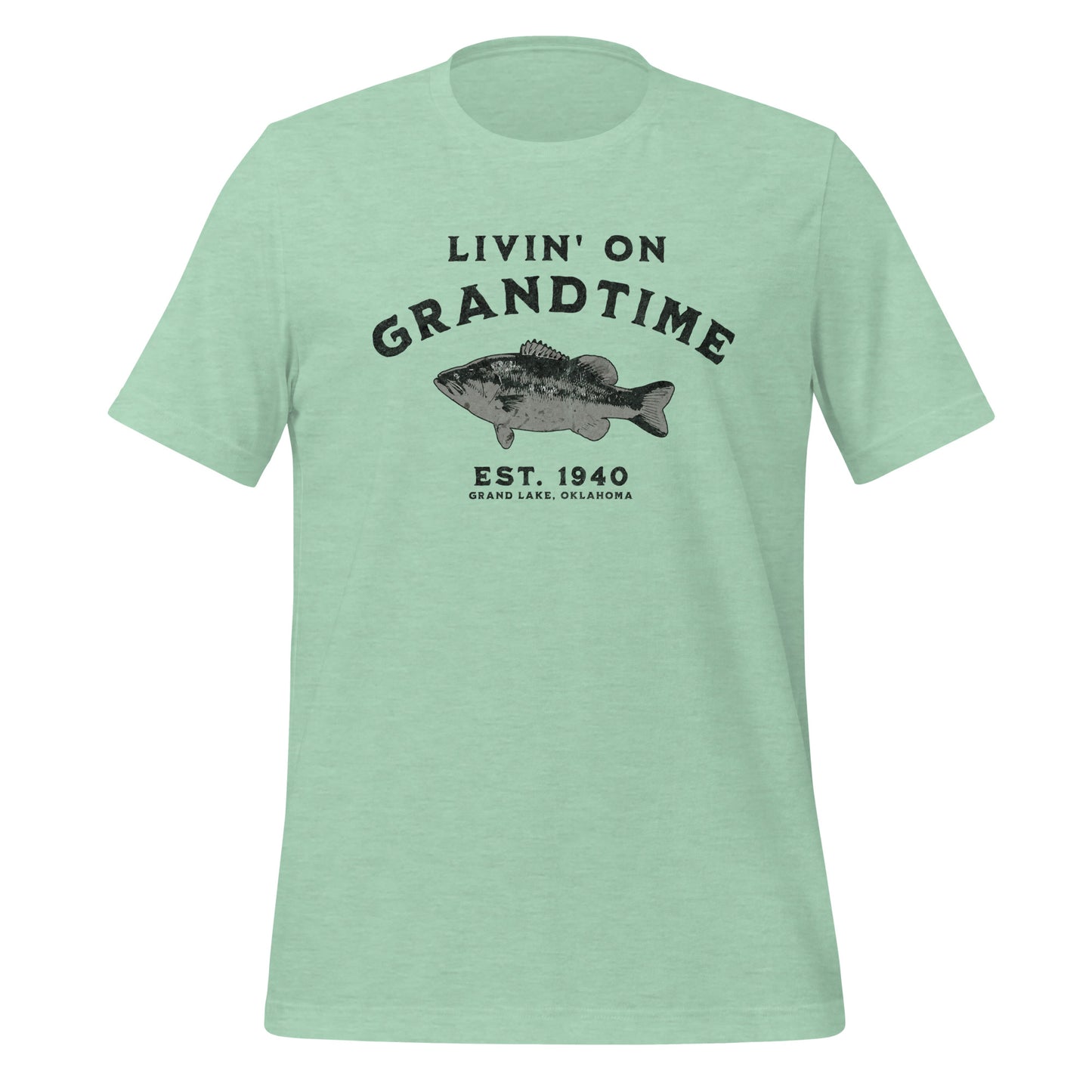 LIVIN' ON GRANDTIME Custom Largemouth Bass Unisex t-shirt