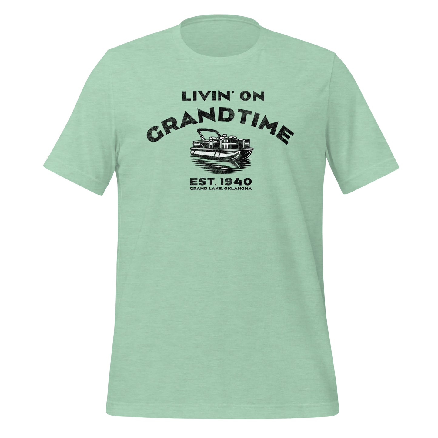 LIVIN' ON GRANDTIME Custom Pontoon Unisex t-shirt