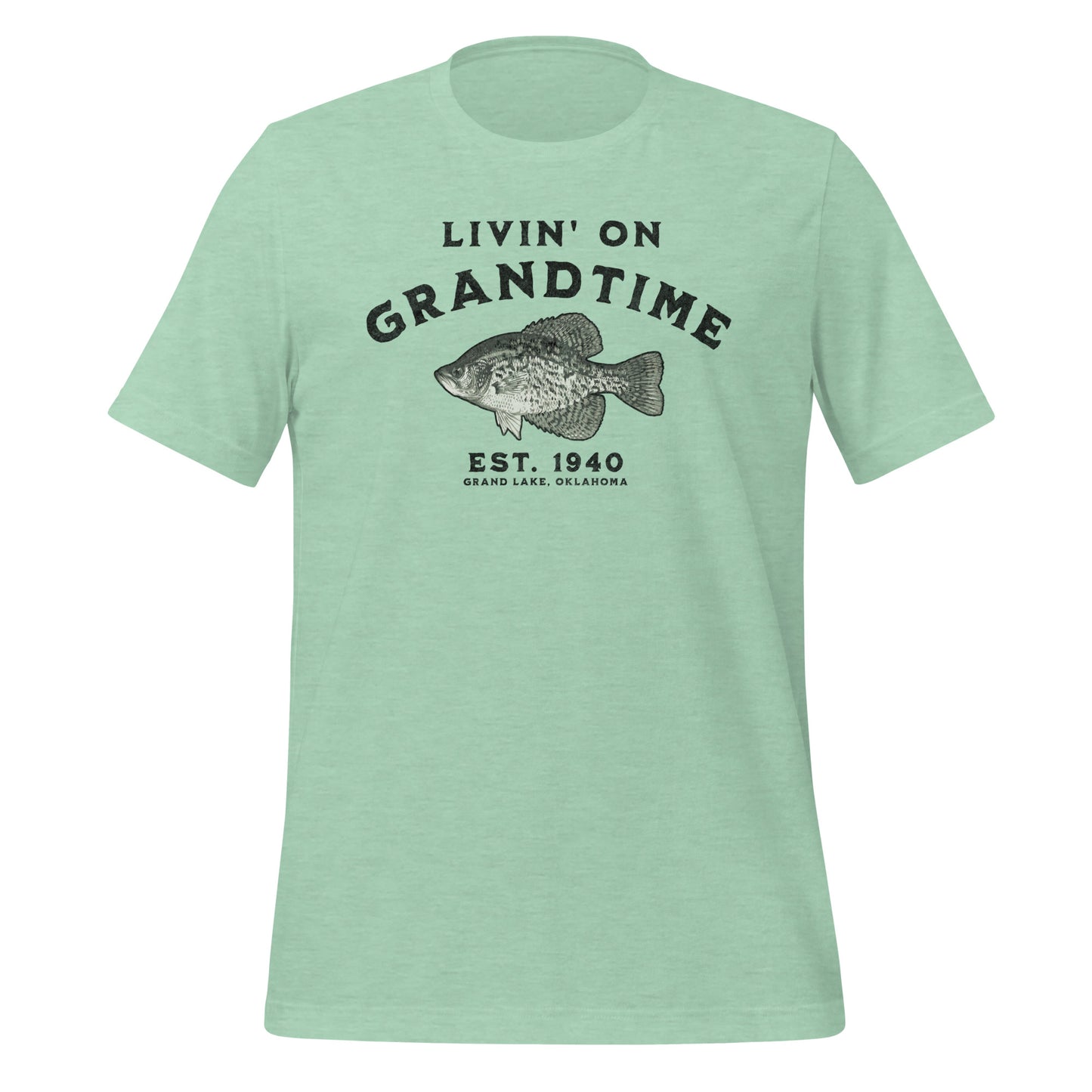 LIVIN' ON GRANDTIME Custom Crappie Unisex t-shirt