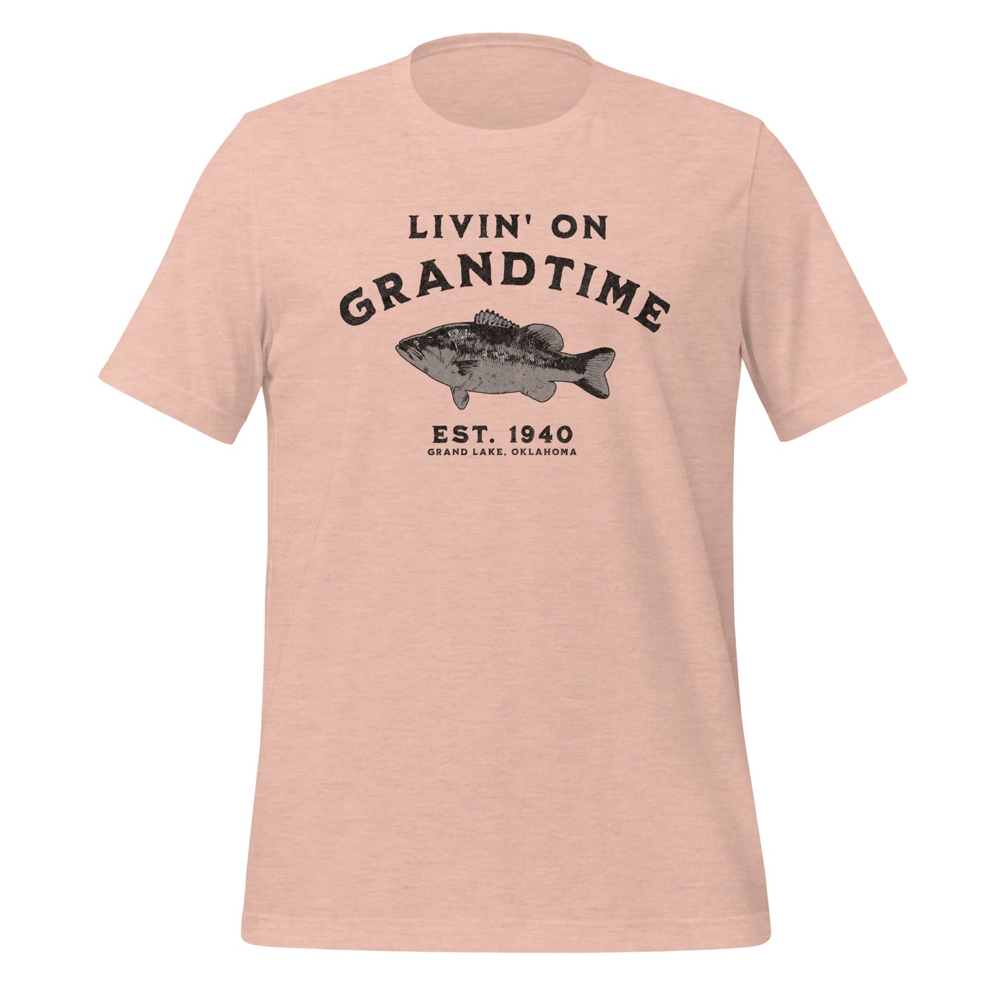 LIVIN' ON GRANDTIME Custom Largemouth Bass Unisex t-shirt