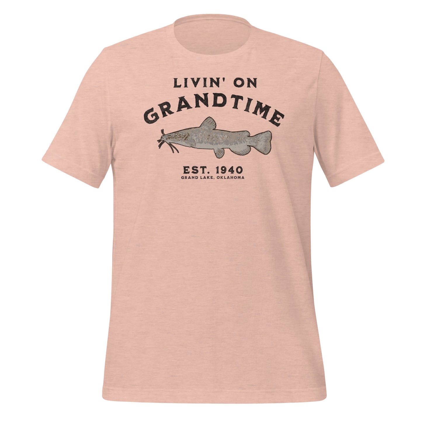 LIVIN' ON GRANDTIME Custom Flathead Catfish Unisex t-shirt