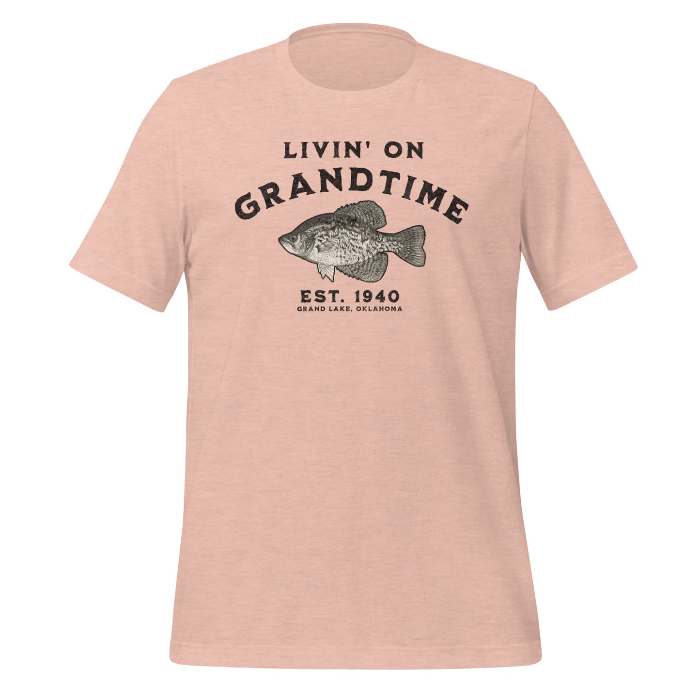 LIVIN' ON GRANDTIME Custom Crappie Unisex t-shirt