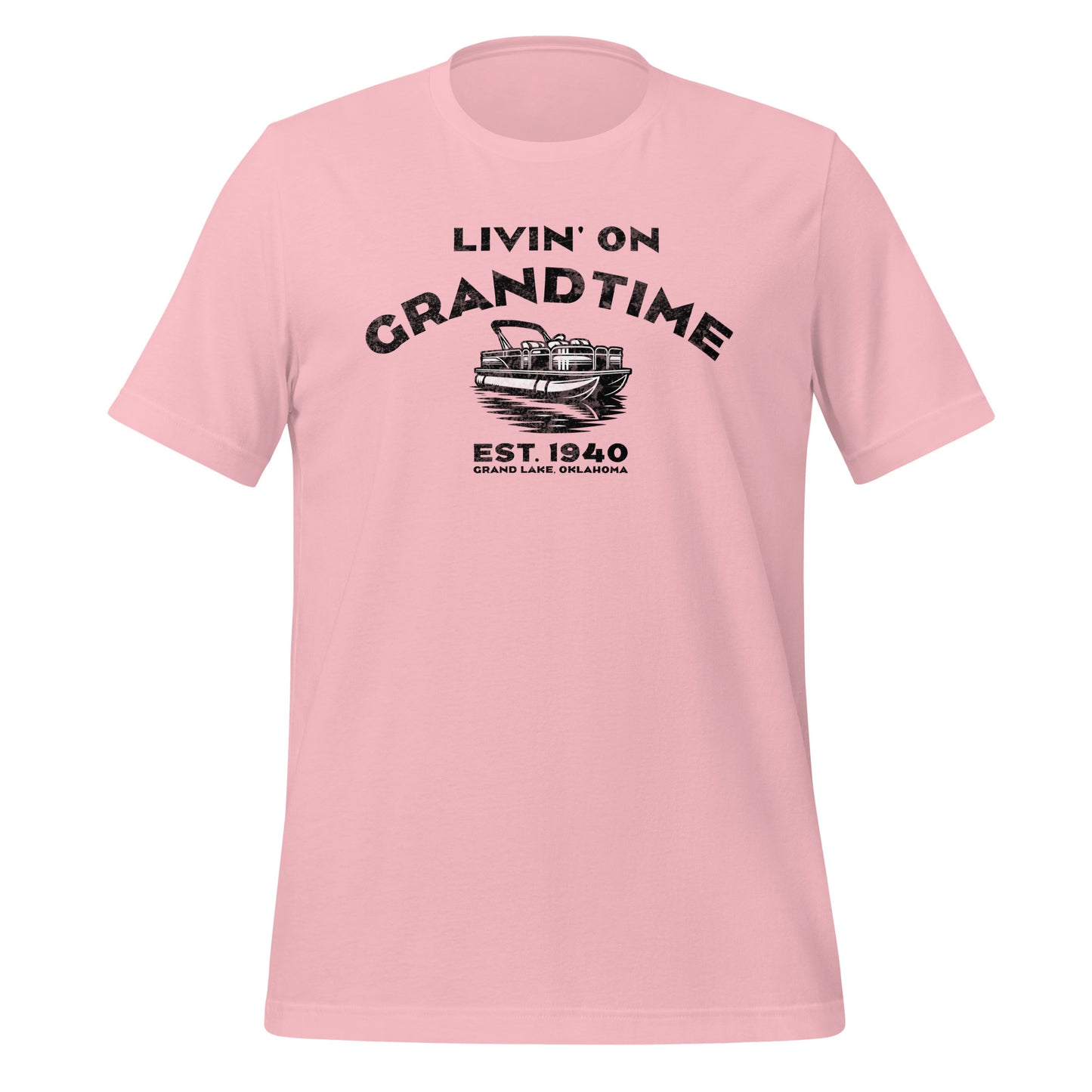 LIVIN' ON GRANDTIME Custom Pontoon Unisex t-shirt