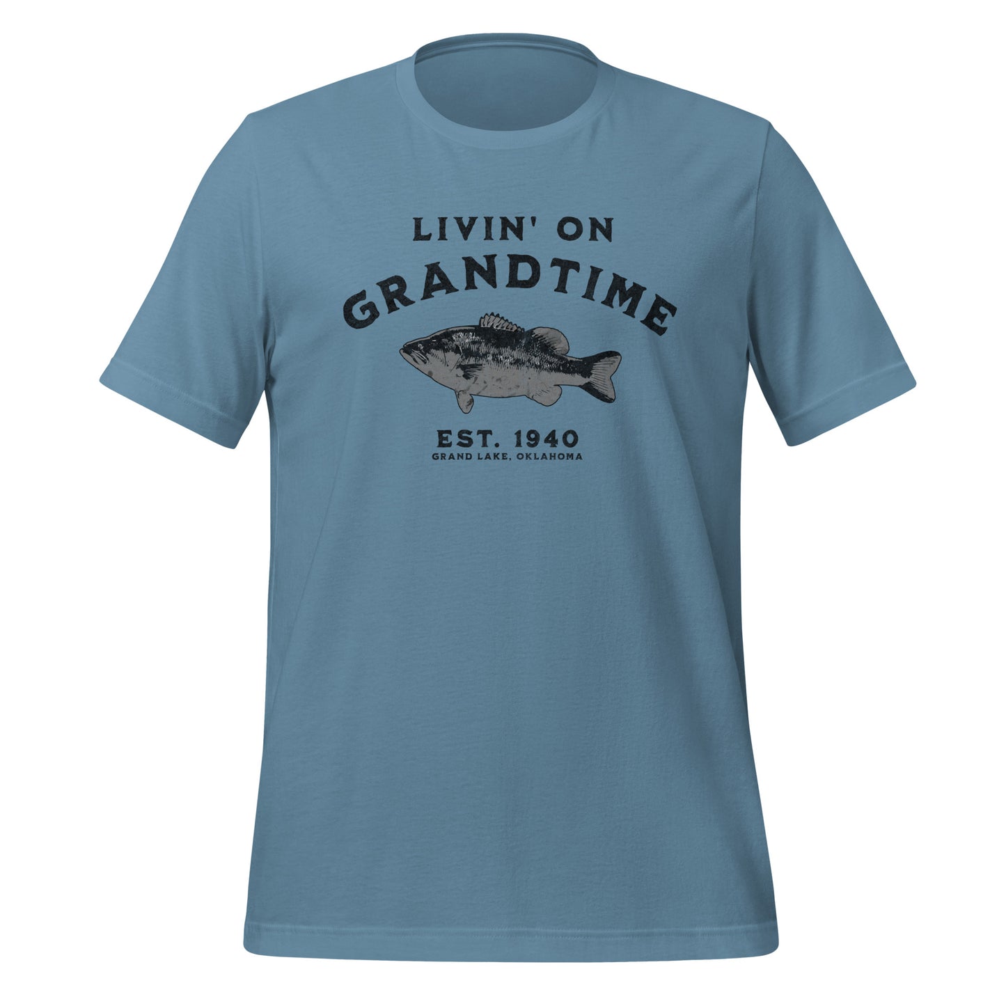 LIVIN' ON GRANDTIME Custom Largemouth Bass Unisex t-shirt