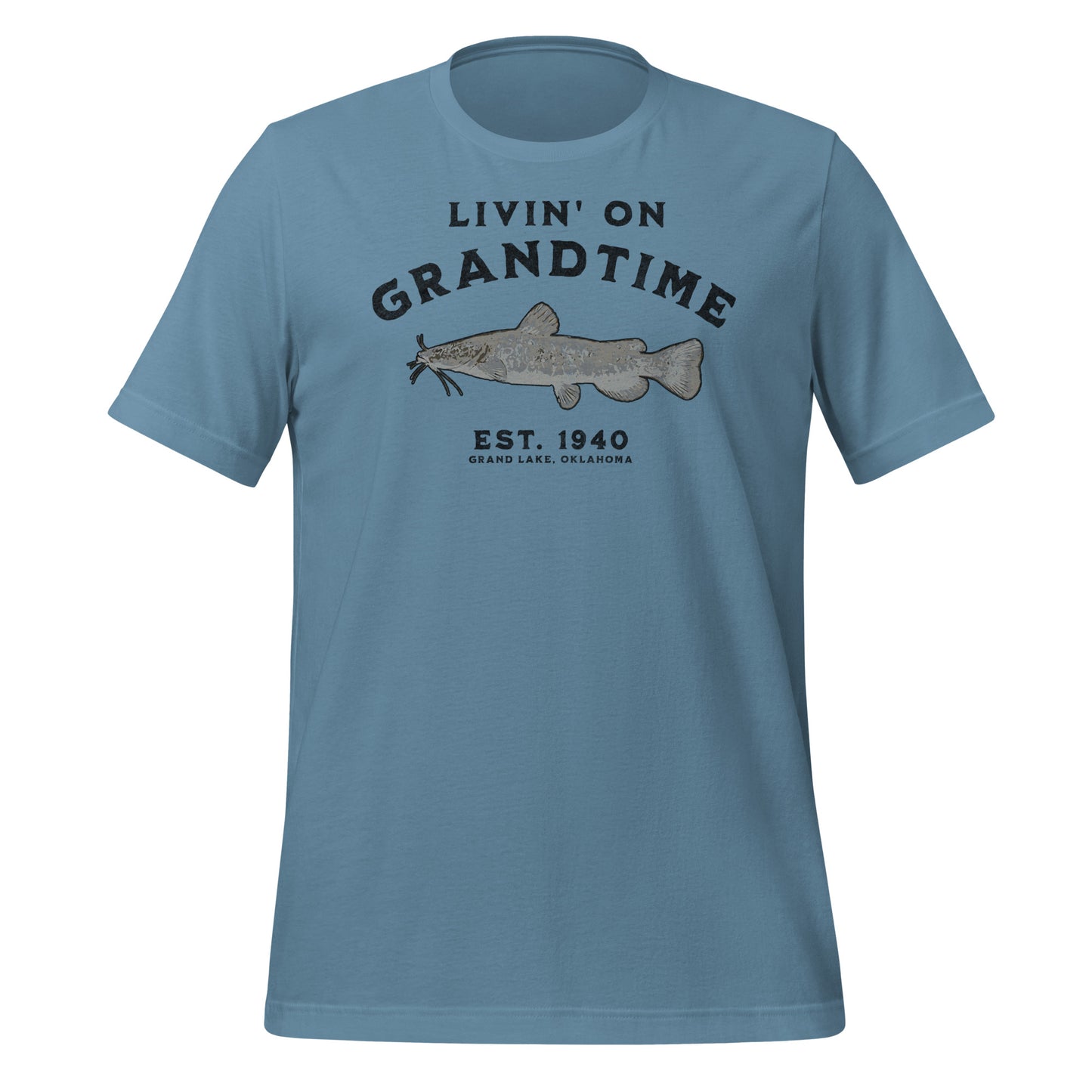 LIVIN' ON GRANDTIME Custom Flathead Catfish Unisex t-shirt