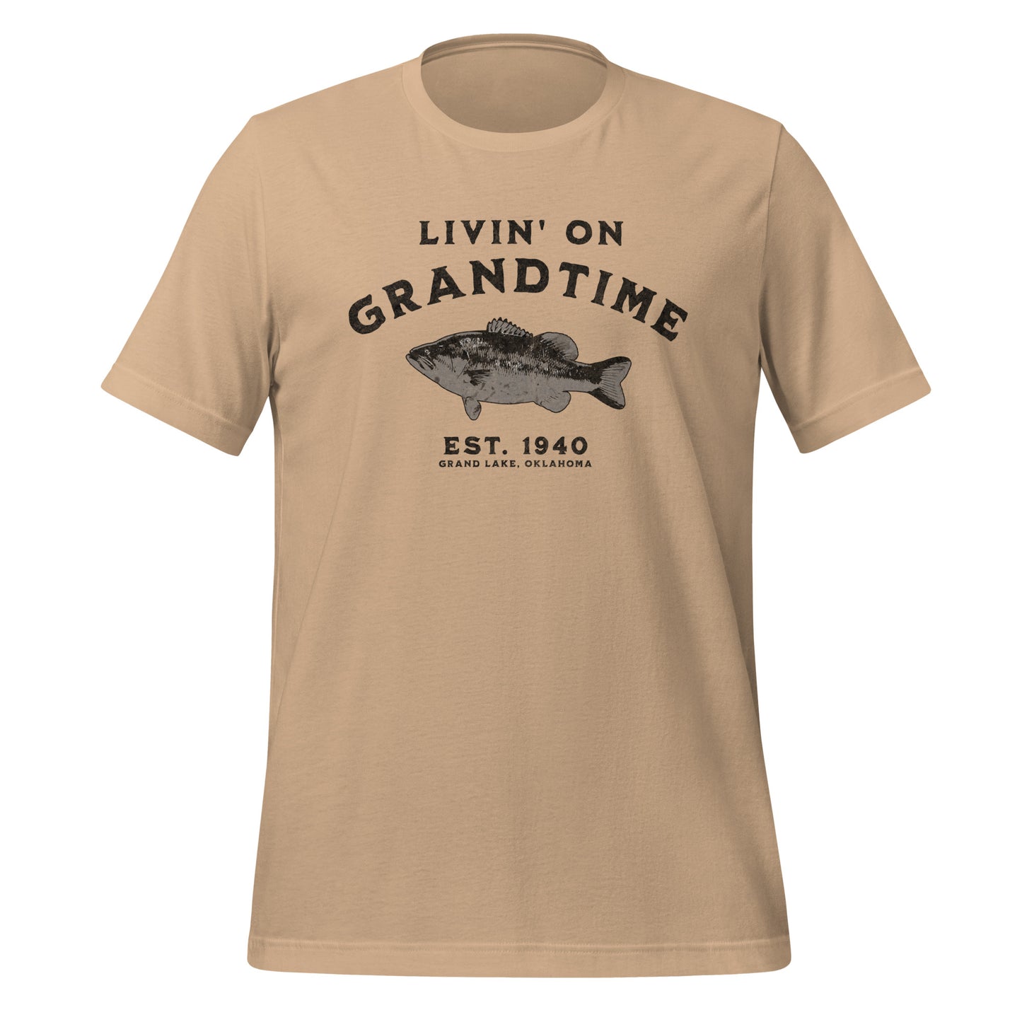 LIVIN' ON GRANDTIME Custom Largemouth Bass Unisex t-shirt