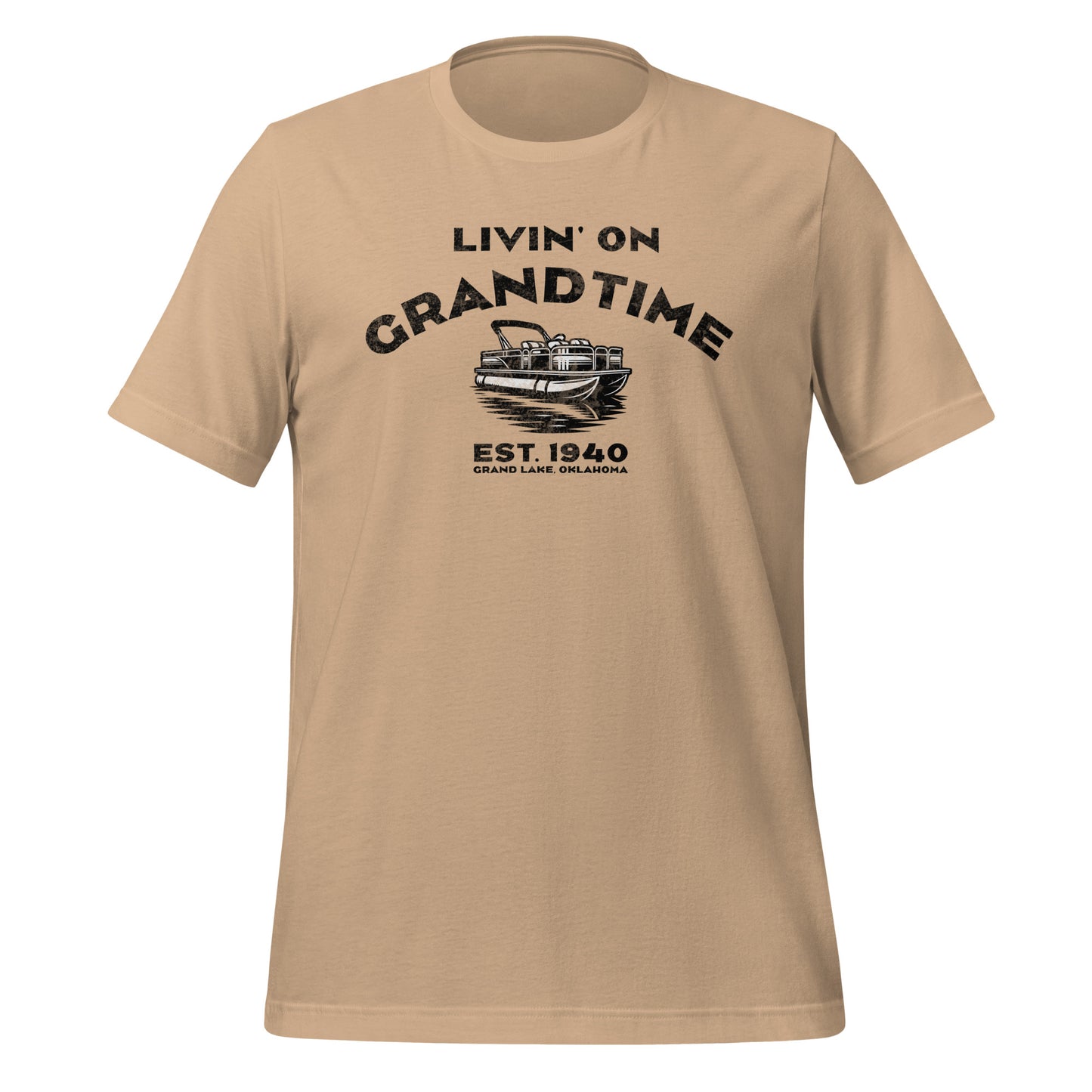 LIVIN' ON GRANDTIME Custom Pontoon Unisex t-shirt